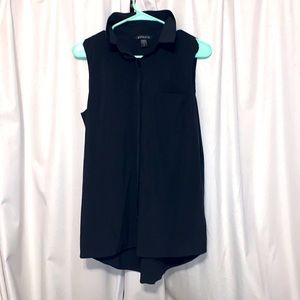 Black Athleta sleeveless blouse S